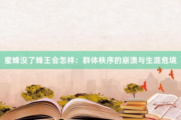 蜜蜂没了蜂王会怎样：群体秩序的崩溃与生涯危境