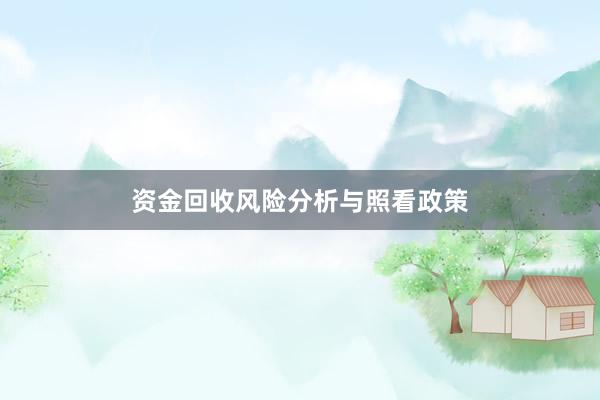 资金回收风险分析与照看政策
